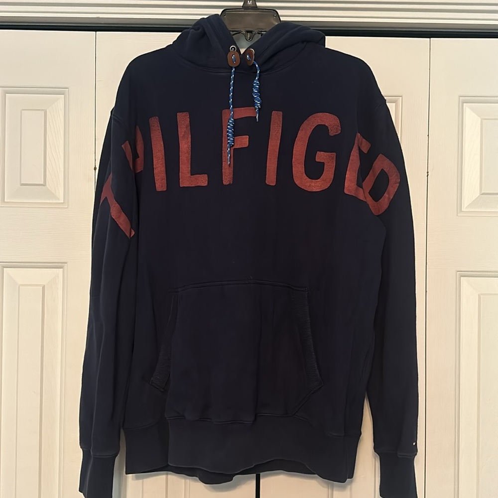 Tommy Hilfiger Hoodie Navy Blue Size L